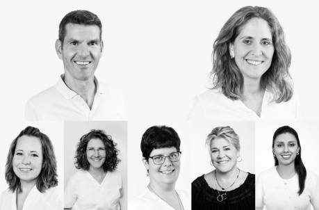 Collage des Praxisteams